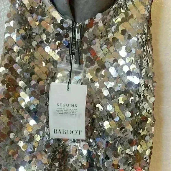 NWT Bardot Shai Sequin Minidress - Picture 9 of 13